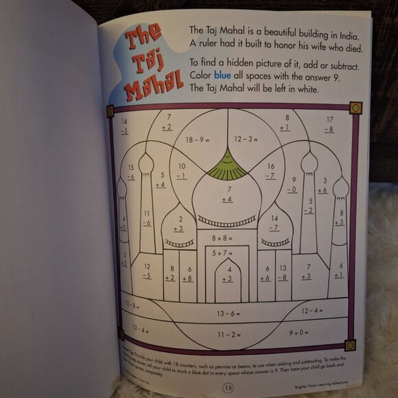 Vintage Activity Book Fun Places To Go Kid Child Puzzles Maze Connect The Dots - Picture 9 of 13